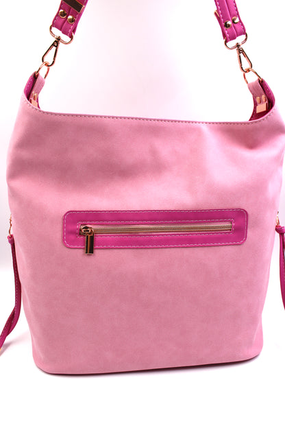 Pink Hello Kitty Slouchy Shoulder Bag