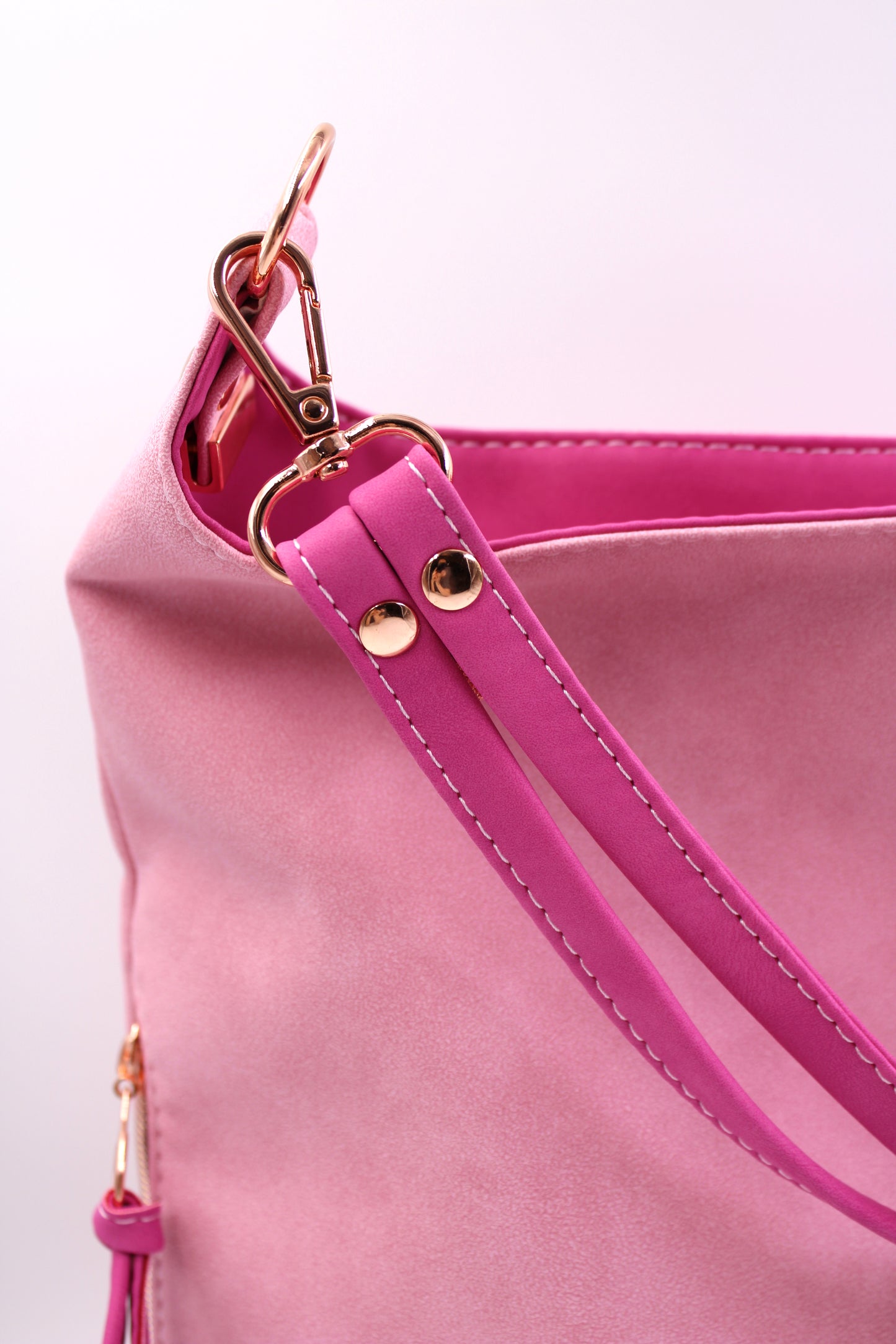 Pink Hello Kitty Slouchy Shoulder Bag