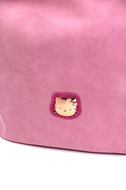 Pink Hello Kitty Slouchy Shoulder Bag