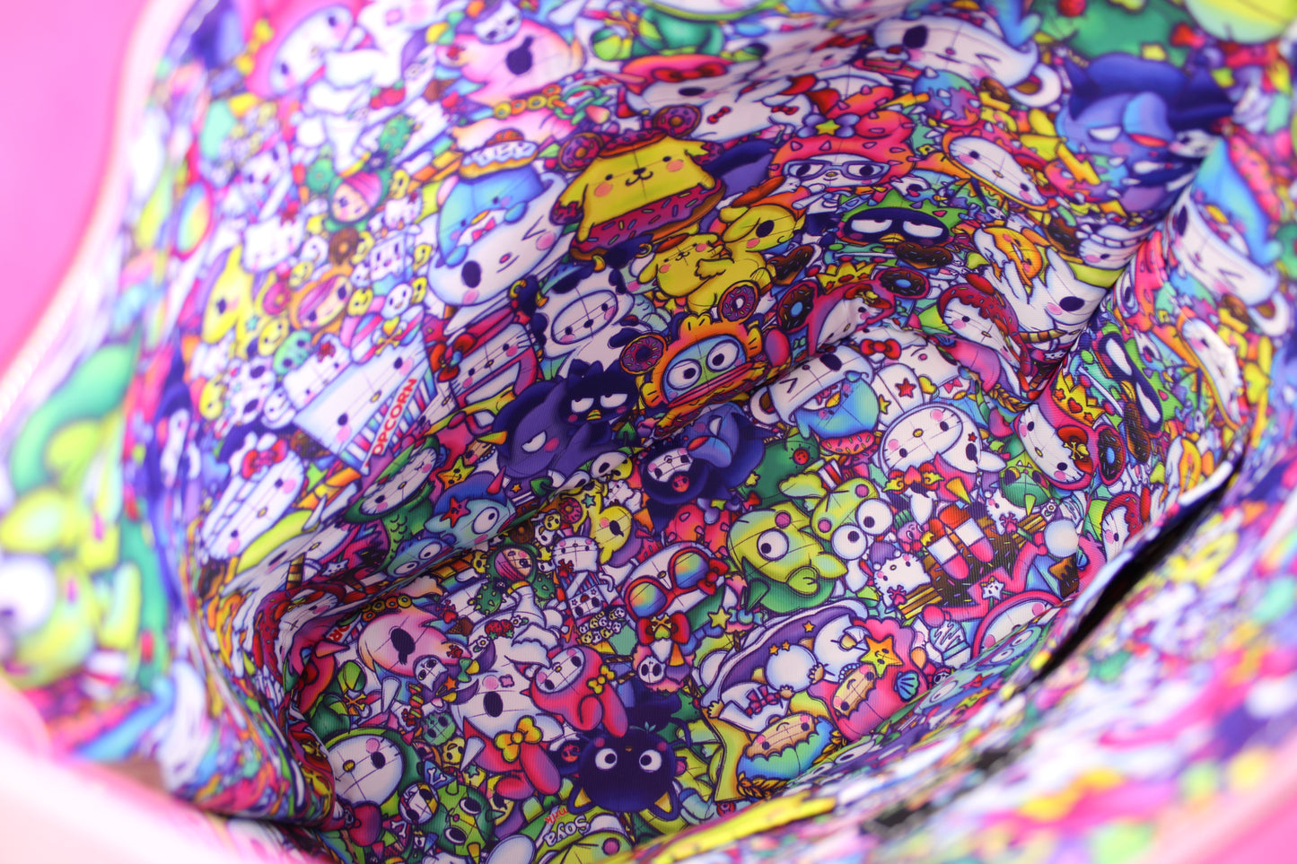 Pink Hello Kitty Slouchy Shoulder Bag