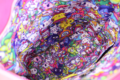 Pink Hello Kitty Slouchy Shoulder Bag