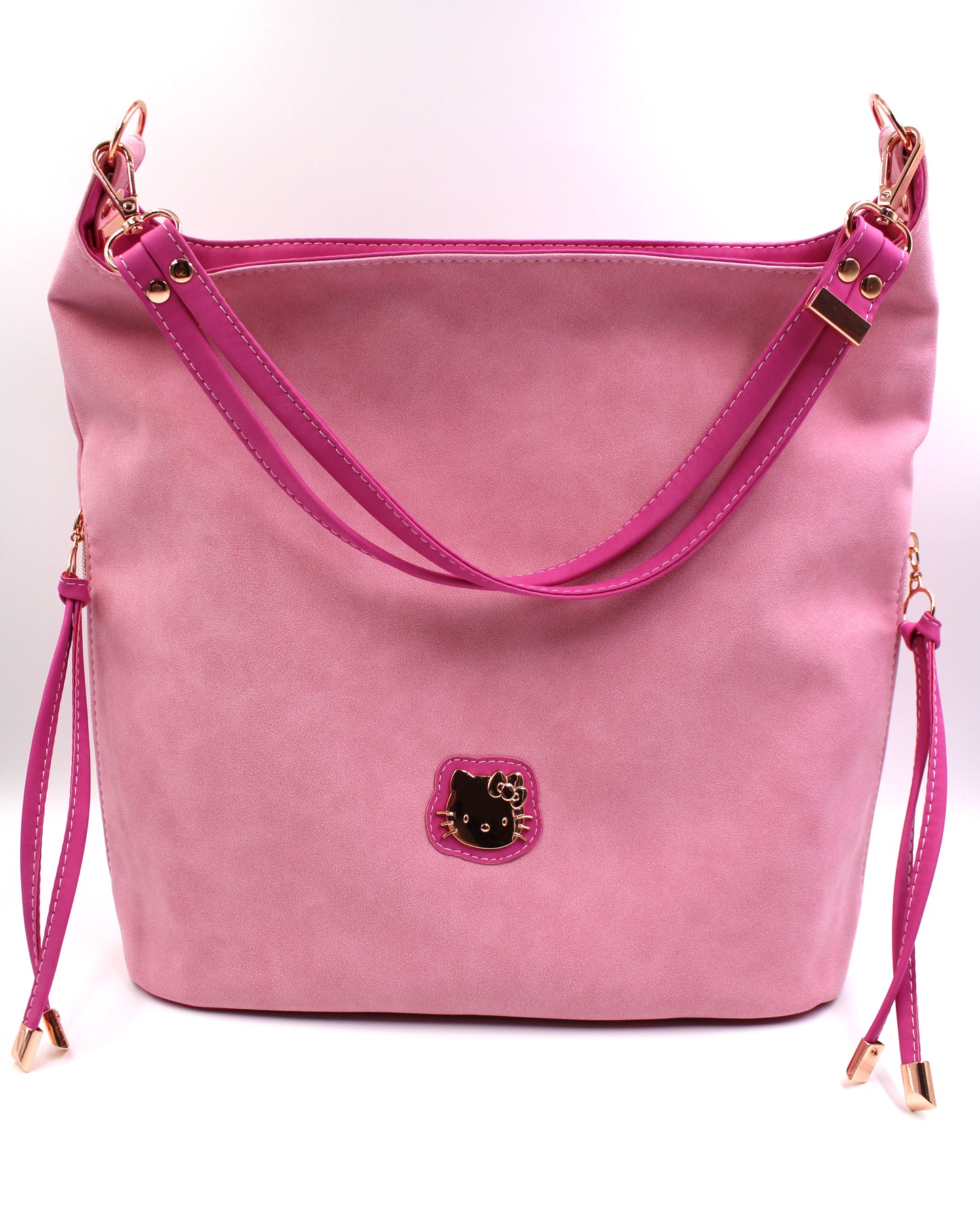 Pink Hello Kitty Slouchy Shoulder Bag