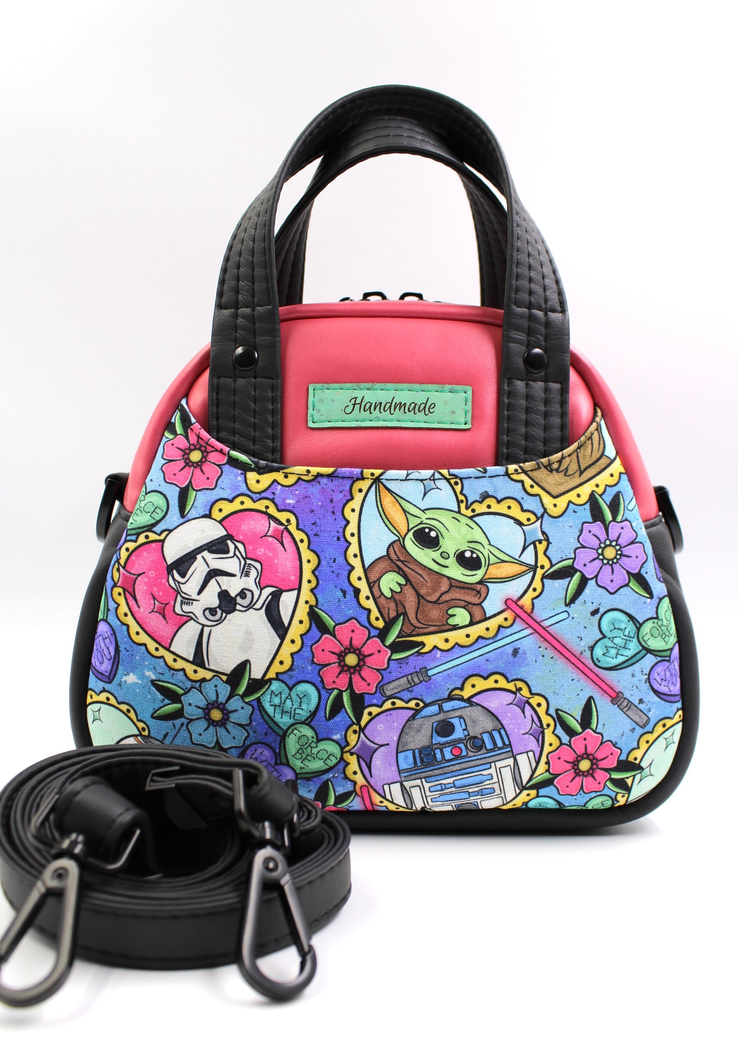 Galaxy Hearts Mini Crossbody Bag