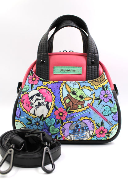 Galaxy Hearts Mini Crossbody Bag