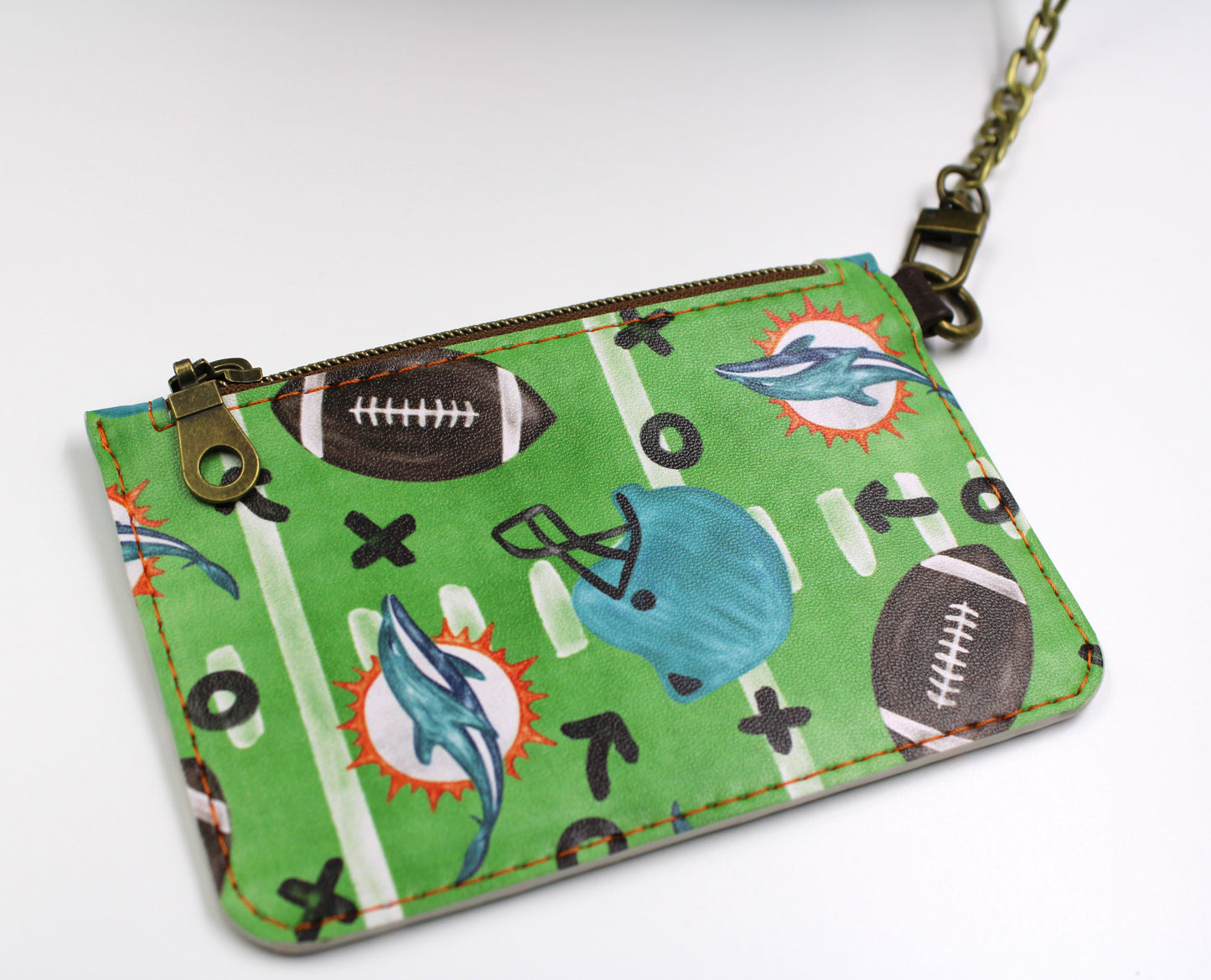 Dolphins Football Floral Mini Backpack