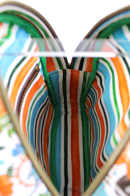 Dolphins Football Floral Mini Backpack