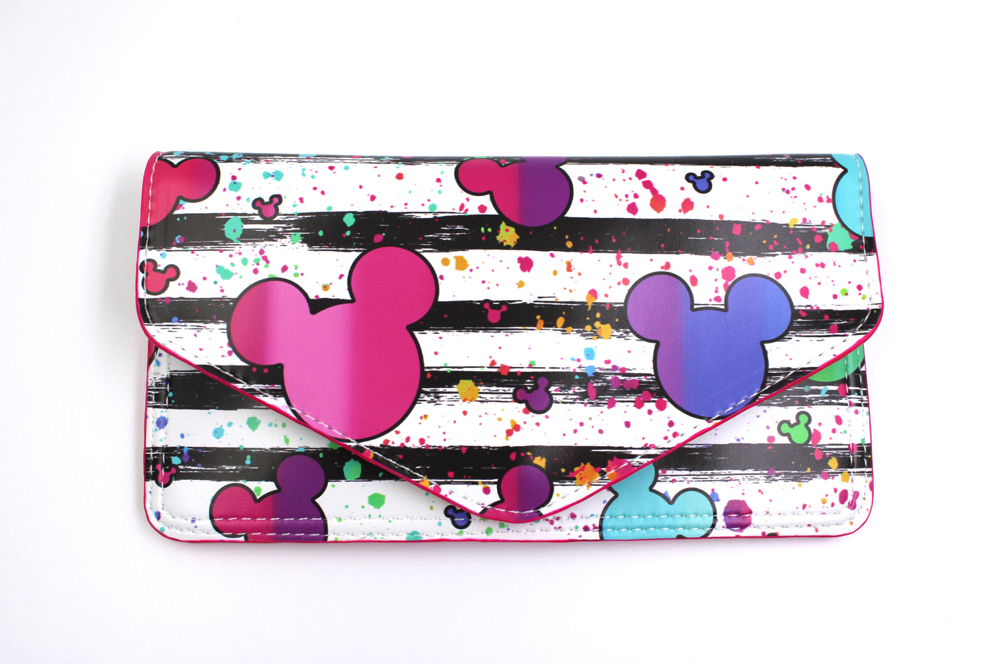 Mickey Rainbow Slim Wallet