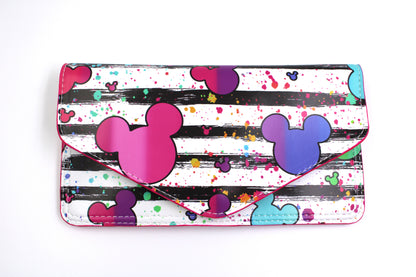 Mickey Rainbow Slim Wallet