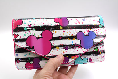 Mickey Rainbow Slim Wallet