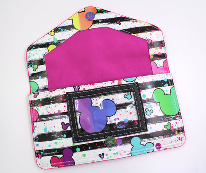 Mickey Rainbow Slim Wallet