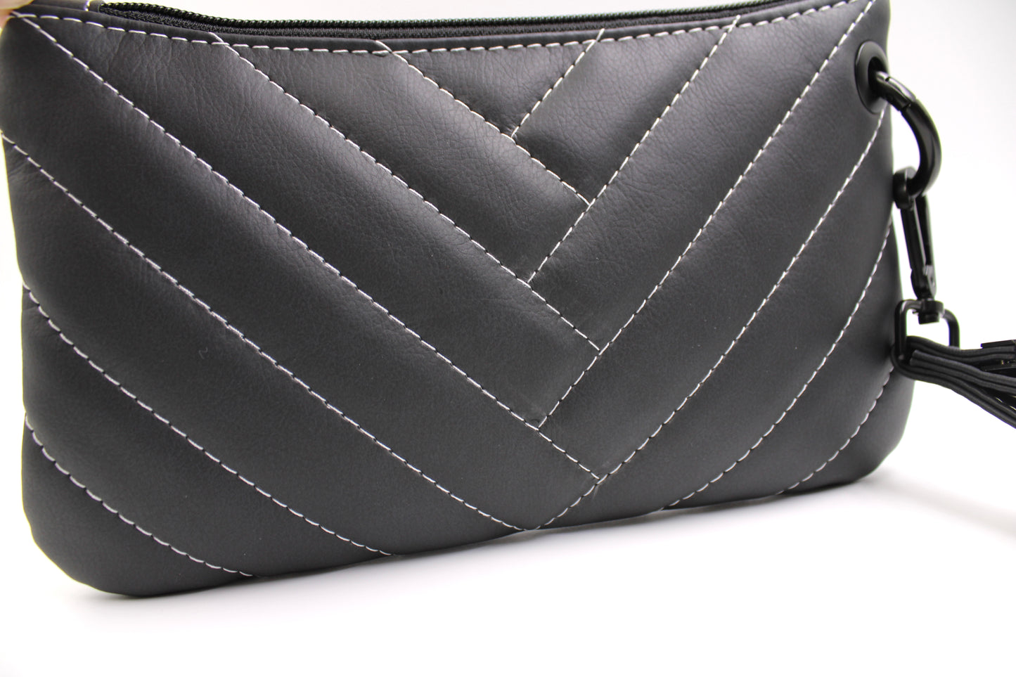 Acceptance Letter Quilted Wristlet Bag