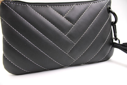 Acceptance Letter Quilted Wristlet Bag