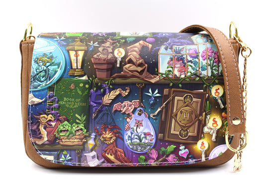 Magical Bookshelf Shoulder Bag
