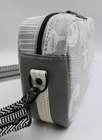 Checkered Nightmare Crossbody Bag