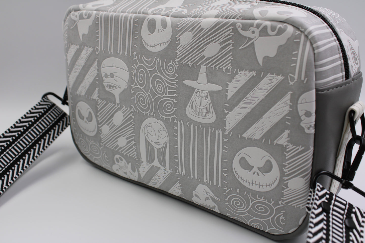Checkered Nightmare Crossbody Bag