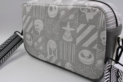 Checkered Nightmare Crossbody Bag