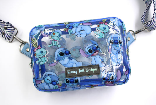 Sleepy Stitch Clear Sling Bag