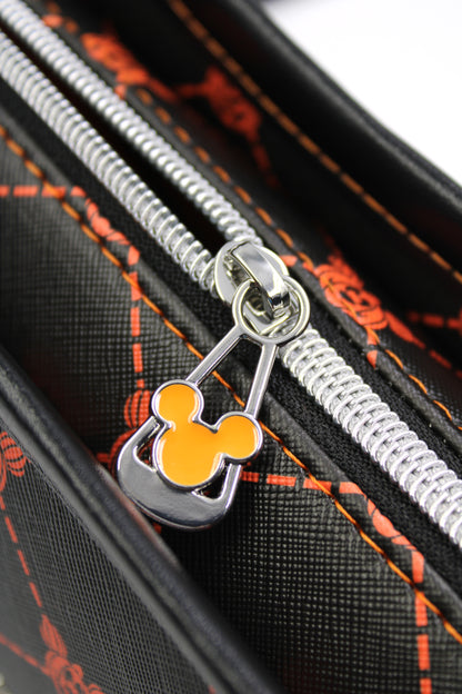 Pumpkin Mickey Crossbody Bag