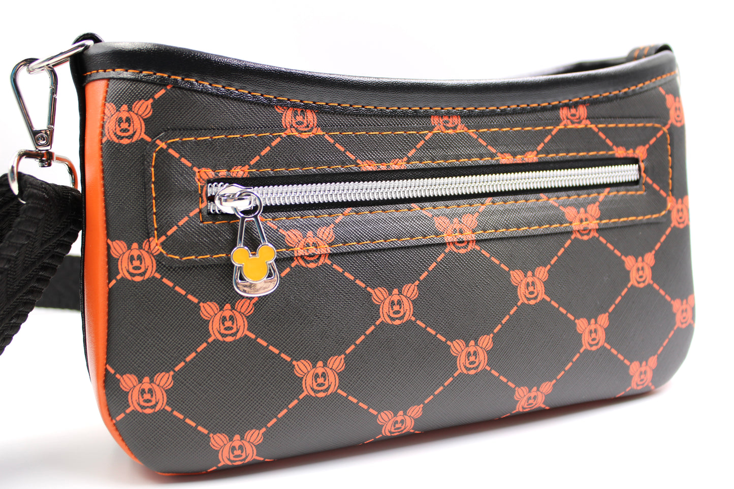 Pumpkin Mickey Crossbody Bag