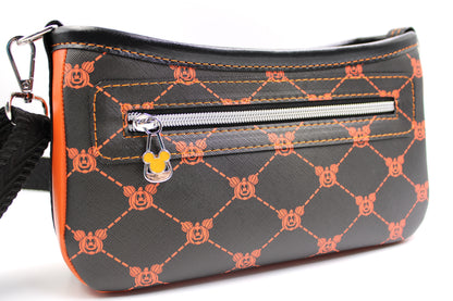 Pumpkin Mickey Crossbody Bag