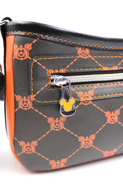Pumpkin Mickey Crossbody Bag