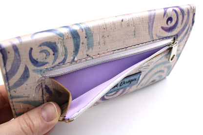 Pastel Roses Clutch Bifold Wallet