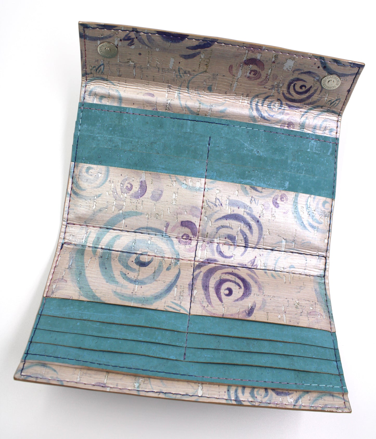 Pastel Roses Clutch Bifold Wallet