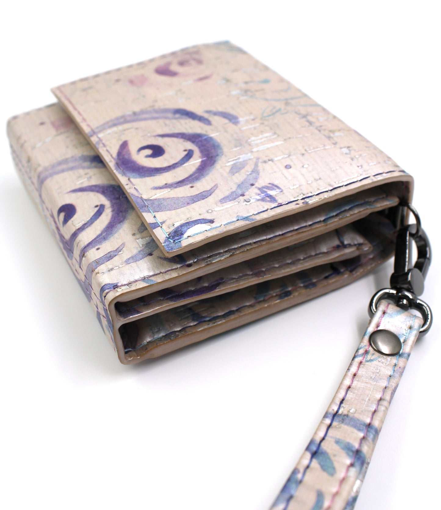 Pastel Roses Mini Trifold Wallet
