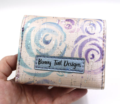 Pastel Roses Mini Trifold Wallet