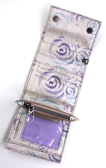 Pastel Roses Mini Trifold Wallet