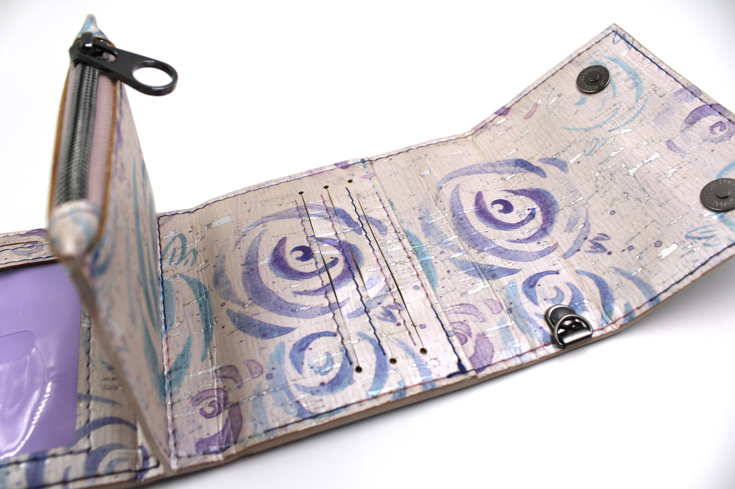 Pastel Roses Mini Trifold Wallet
