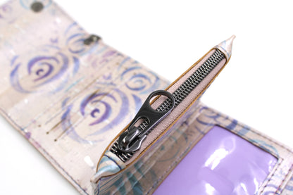 Pastel Roses Mini Trifold Wallet