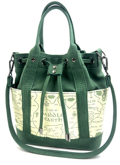 Middle Earth Map Bucket Bag