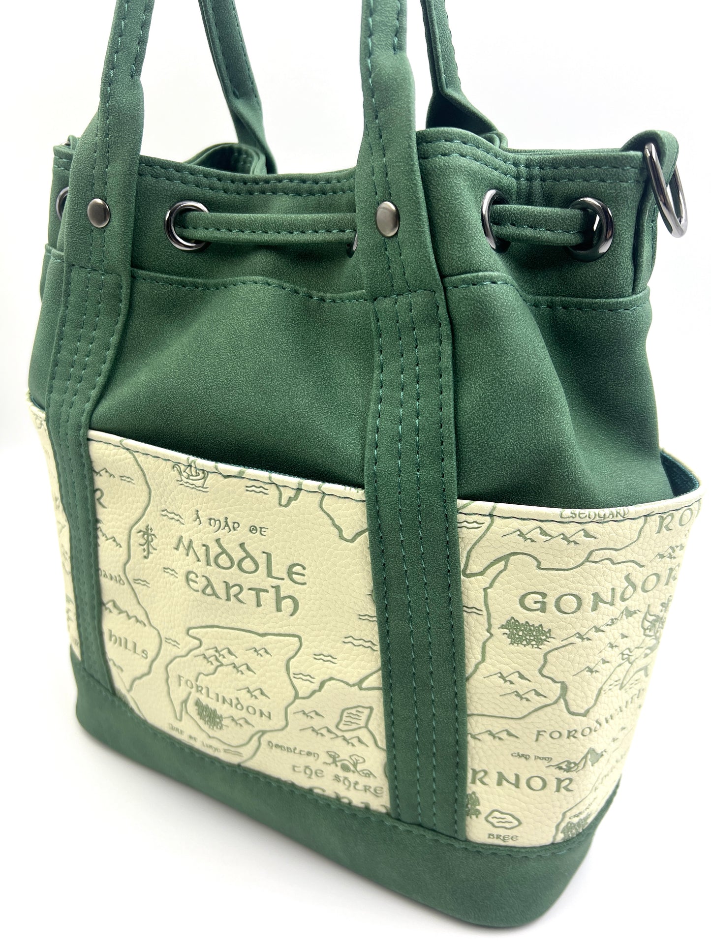 Middle Earth Map Bucket Bag