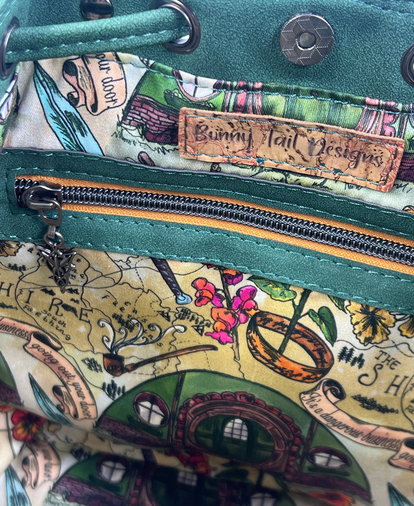 Middle Earth Map Bucket Bag