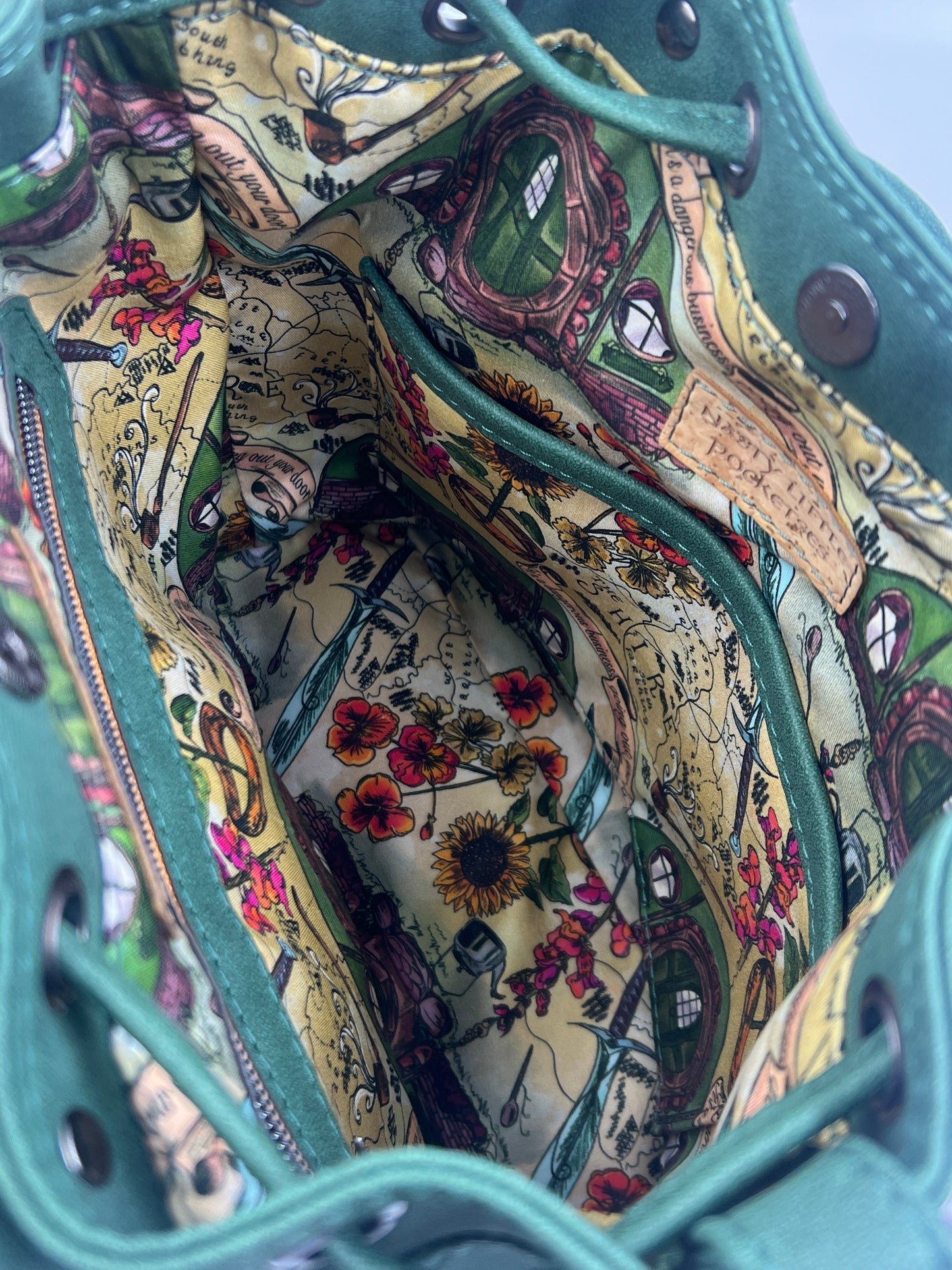 Middle Earth Map Bucket Bag