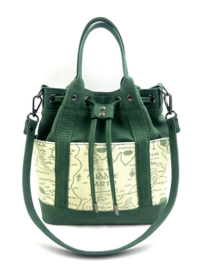 Middle Earth Map Bucket Bag