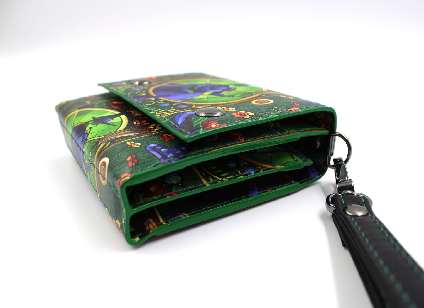 Green Witch Mini Trifold Wallet