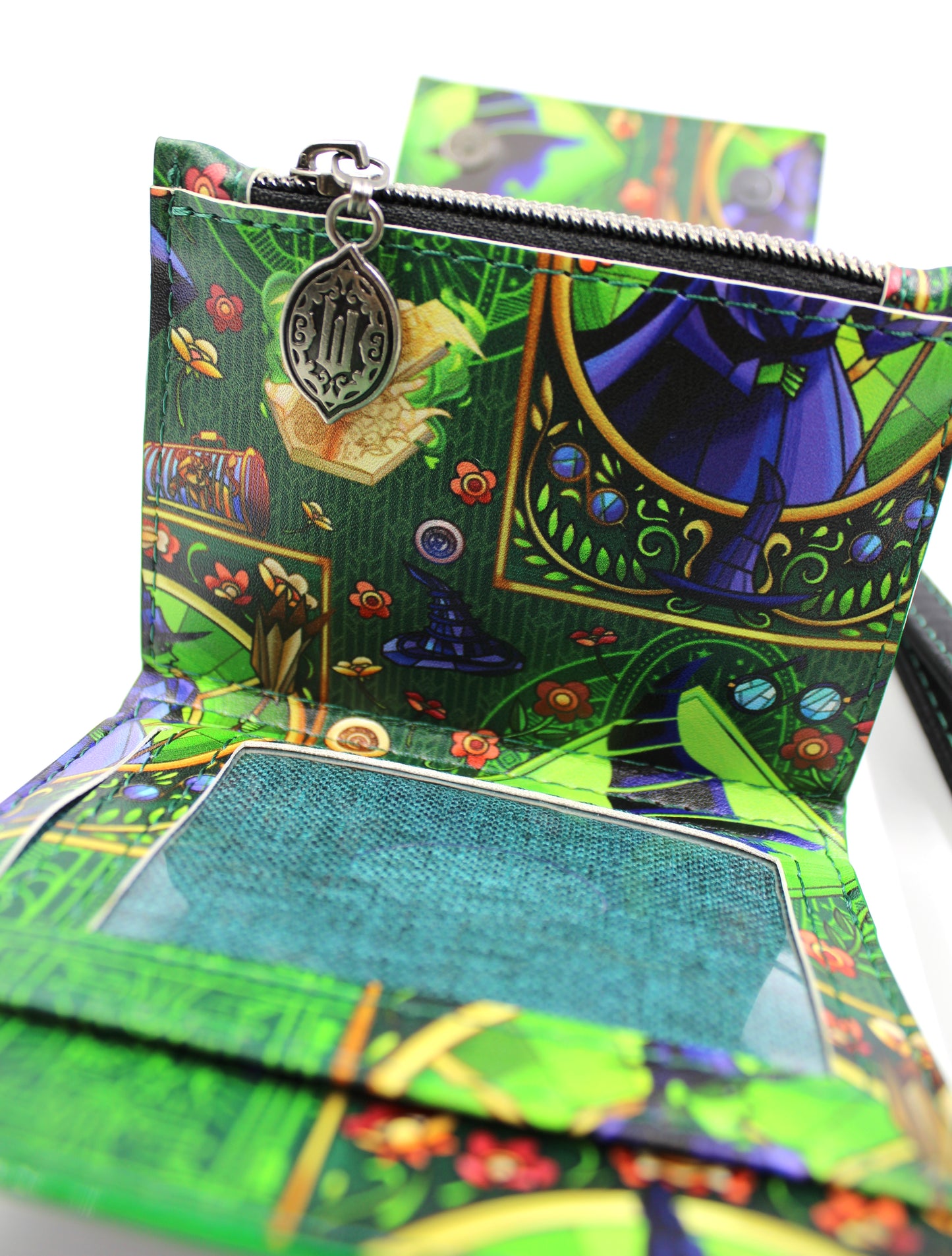 Green Witch Mini Trifold Wallet