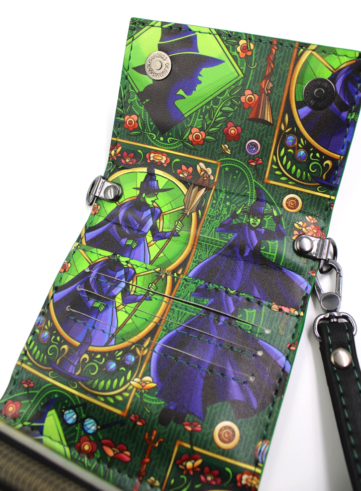 Green Witch Mini Trifold Wallet