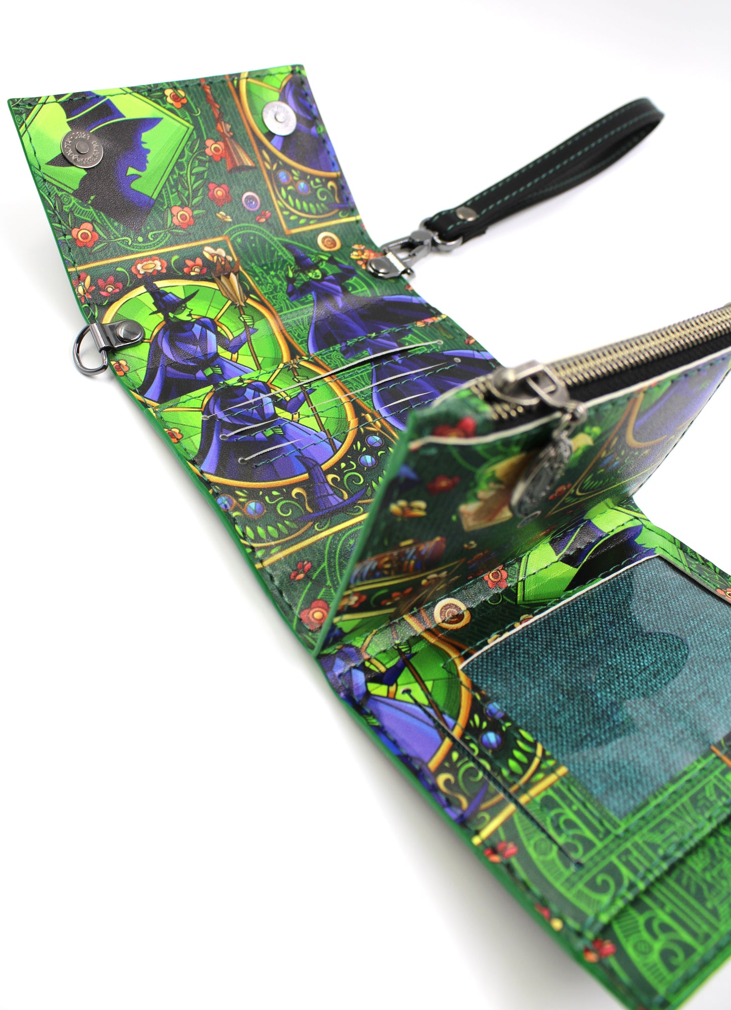 Green Witch Mini Trifold Wallet