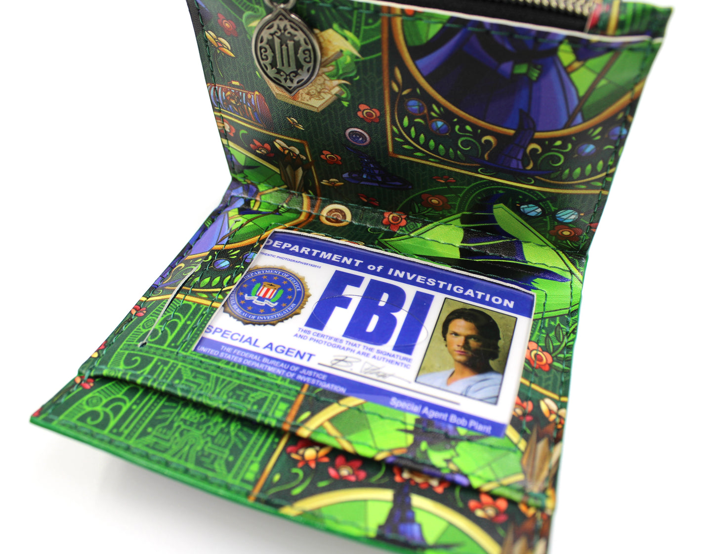 Green Witch Mini Trifold Wallet