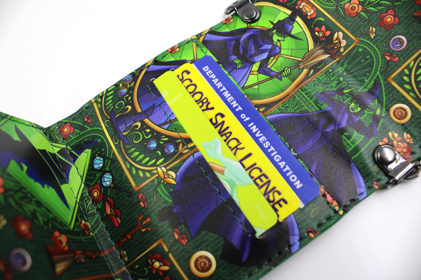 Green Witch Mini Trifold Wallet