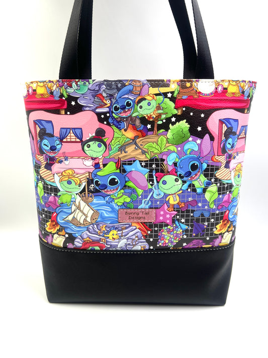 Stitched Scenes Tote Bag