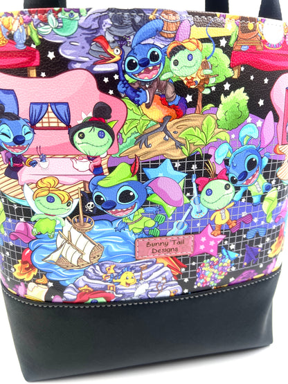 Stitched Scenes Tote Bag