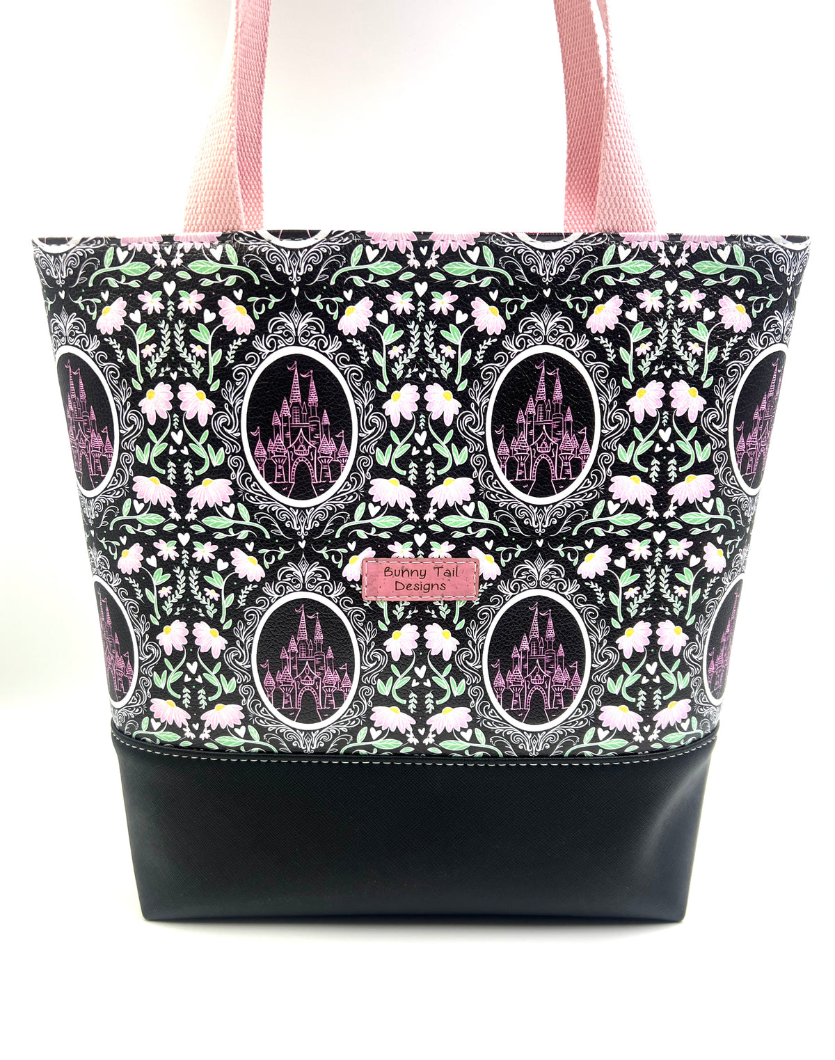Pink Castle Tote Bag