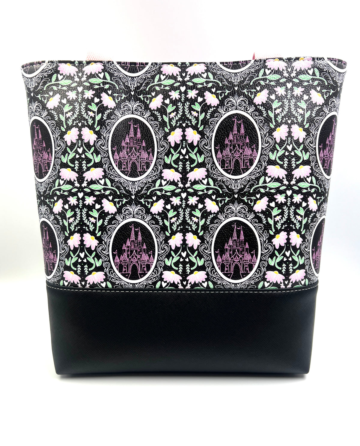 Pink Castle Tote Bag