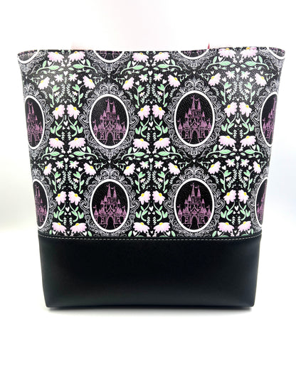 Pink Castle Tote Bag
