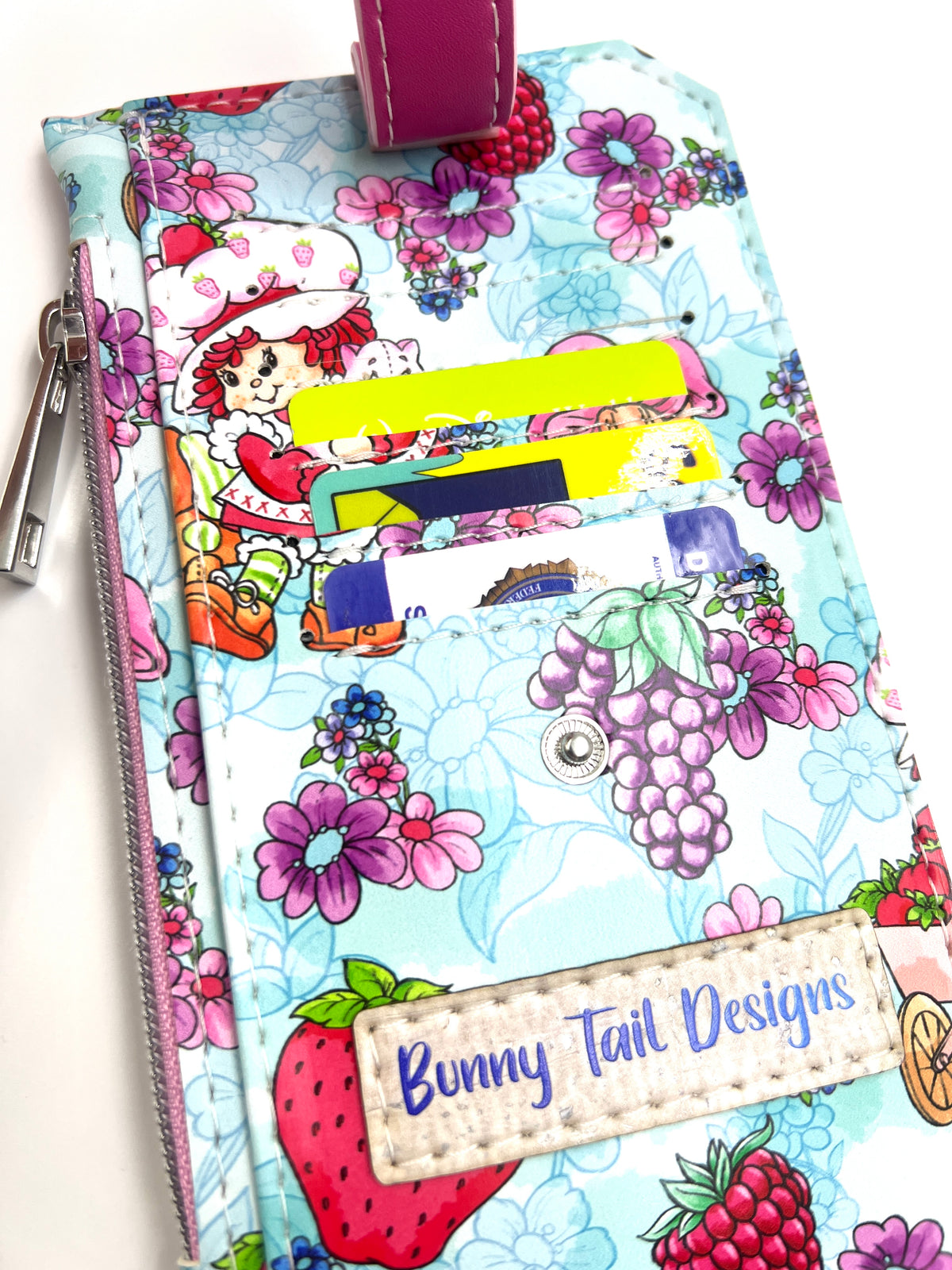 Strawberry Girl Slim Wallet