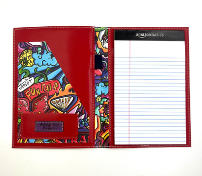 Upside Down Inside Out Junior Legal Notepad Holder